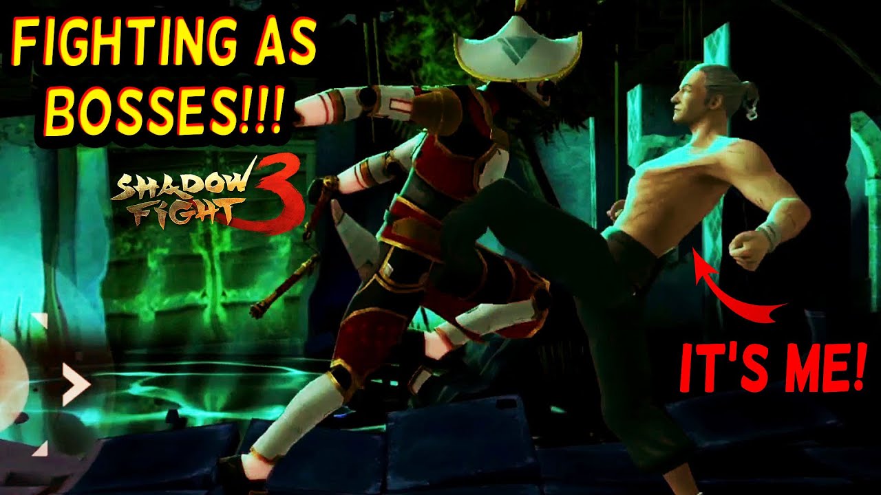 Shadow Fight 3. I Fought As SHADOW Today! It was AMAZING! Fighting as Bosses.