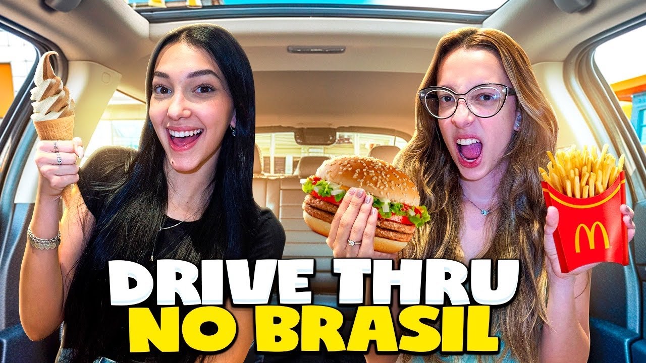 QUASE BATI O CARRRO PEDINDO E COMENDO TUDO QUE A PESSOA DA FRENTE PEDIU NO DRIVE THRU COM LULUCA?