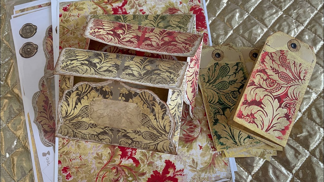 Elegant Envelope Tag Stack Holder!  Merry Christmas. Craft and Chat