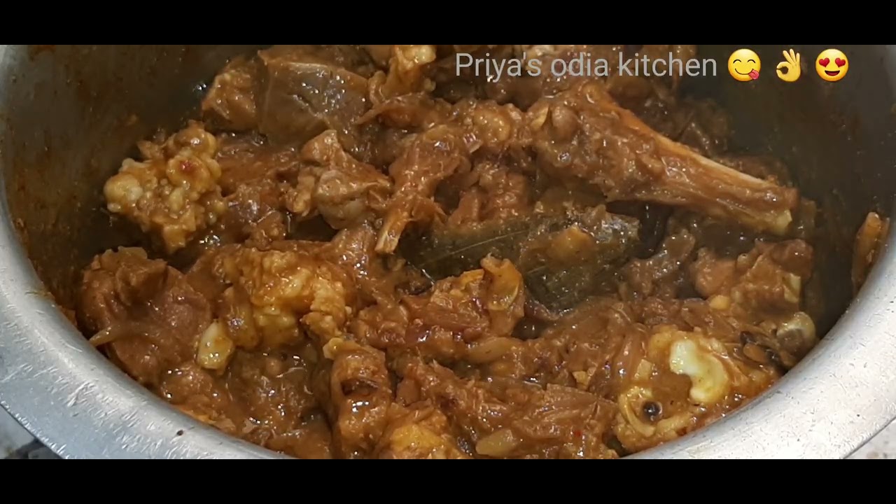 Mutton curry  odia style @Priya's odia kitchen 😋 👌 😍 