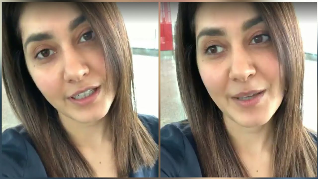 Raashi khanna new live video