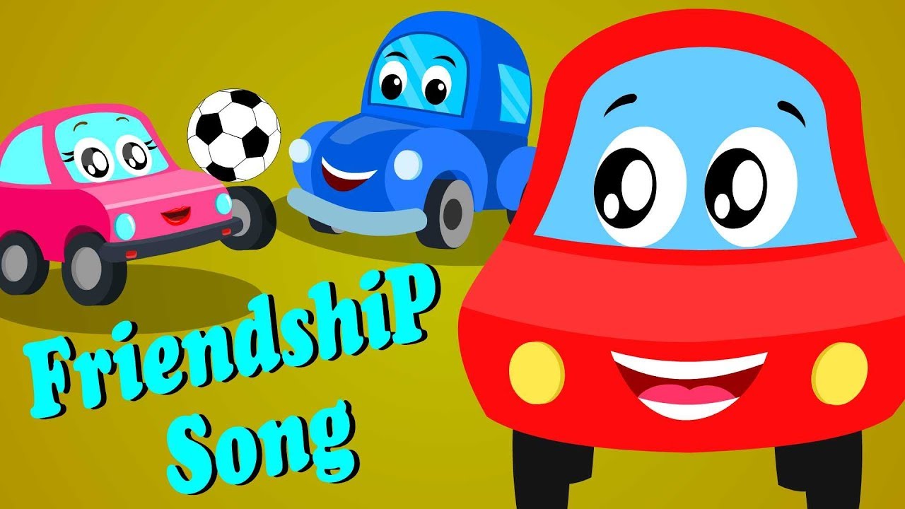 Friendship Song | Fun video for kids | Little Red Car
