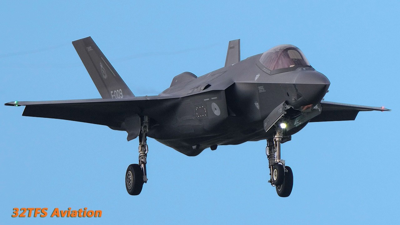 [4K] Leeuwarden: F35s 