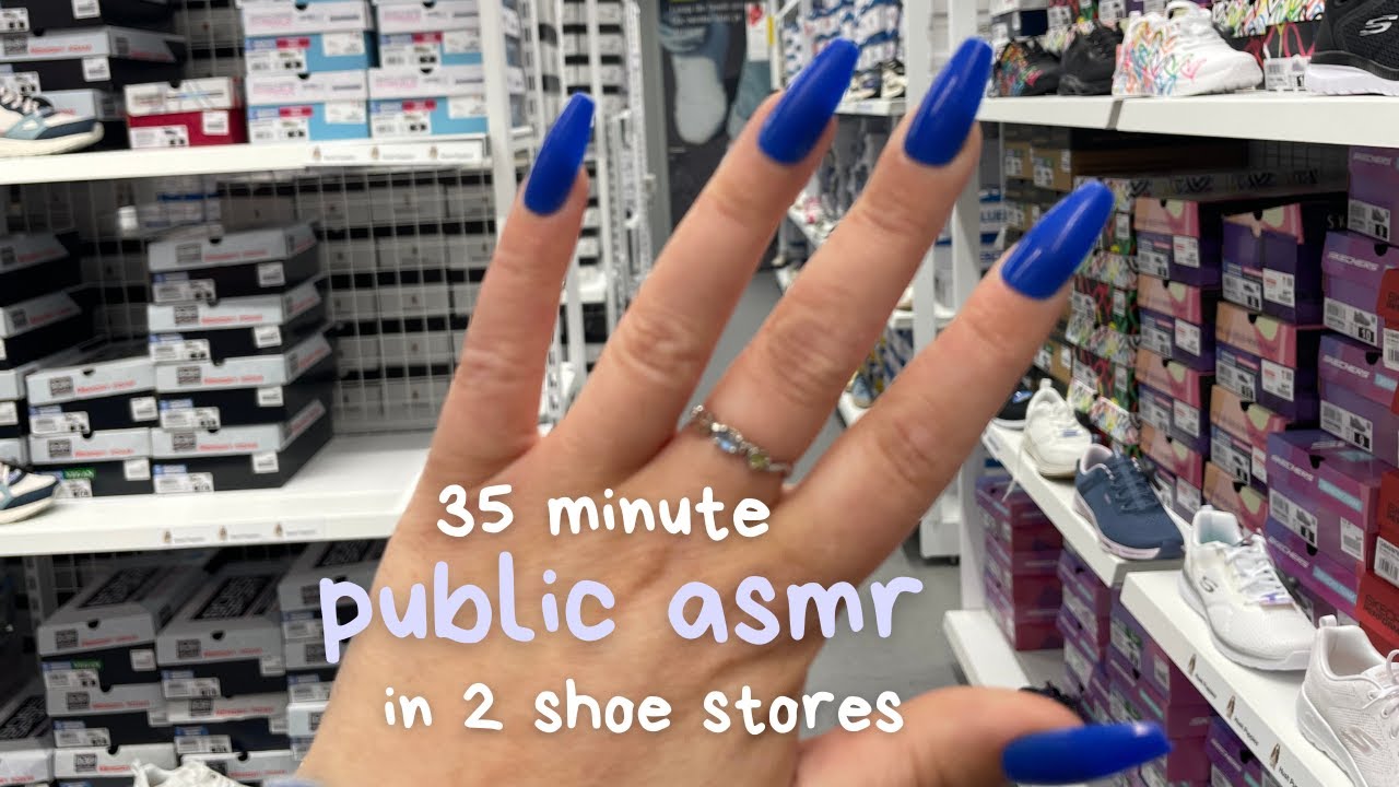 Public ASMR in SHOE stores 🌟👠👟👡🌟