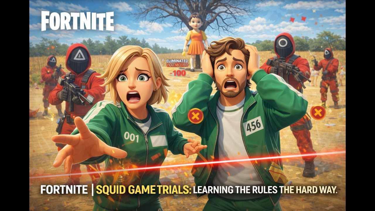 Fortnite | Squid Game Trials: Learning the Rules the Hard Way | No Commentary