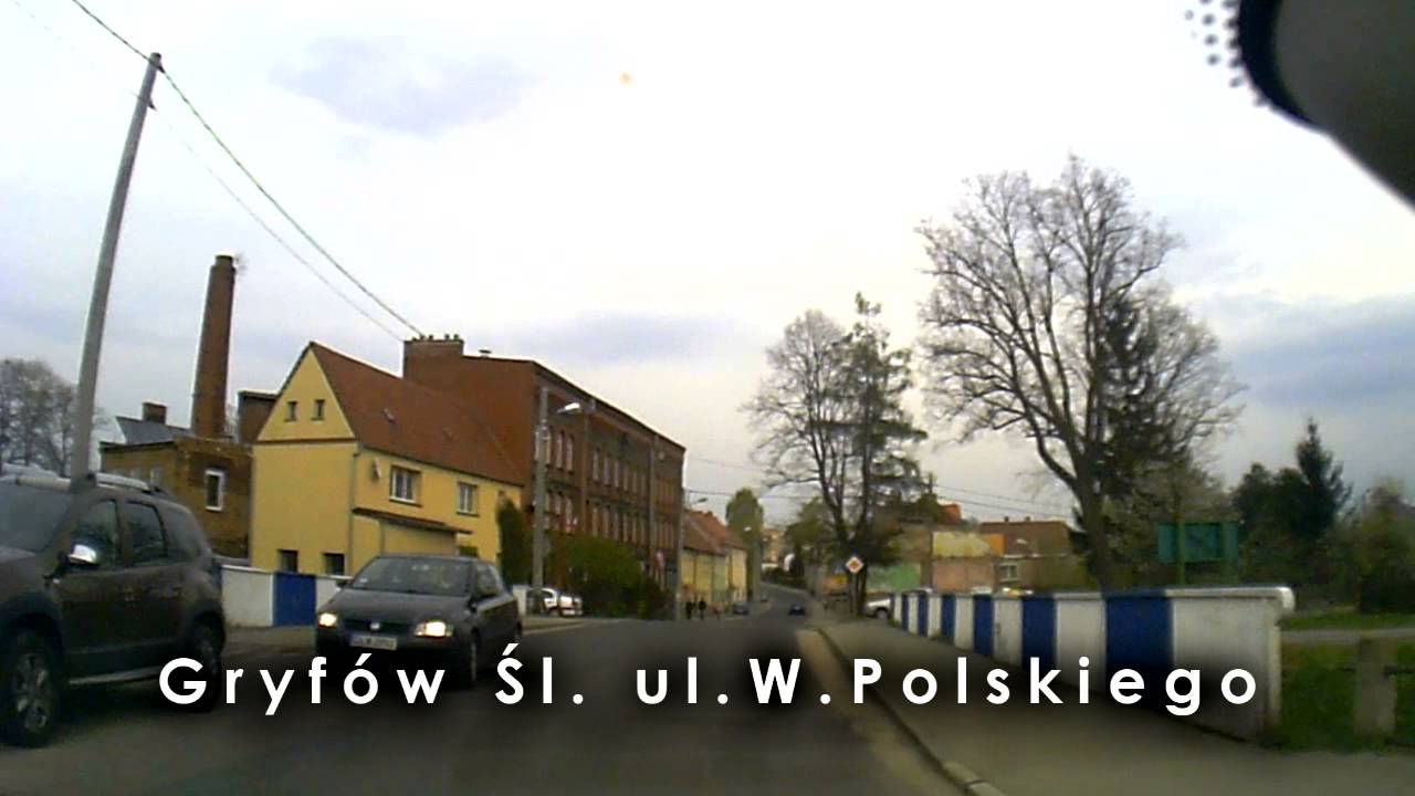 Trasy Dolnego Śląska -  Gryfów Śląski ul. Kolejowa, Rybna