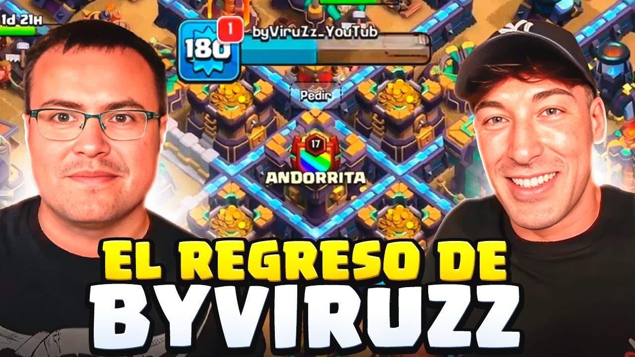 Hago que byViruZz REGRESE a Clash of Clans 8 AÑOS DESPUES 🤯