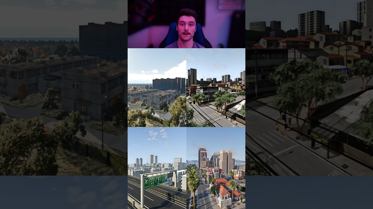 Top 4 City Maps - BeamNG.Drive