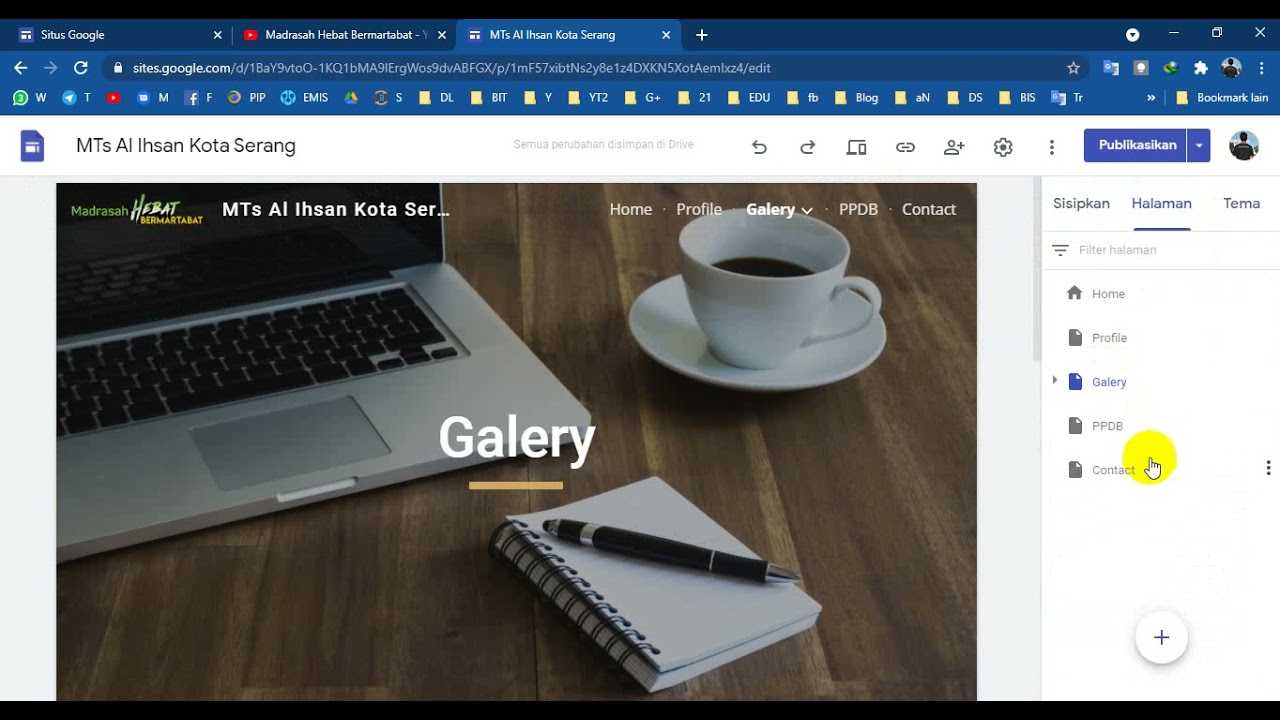 CARA MUDAH MEMBUAT DAN MENGELOLA WEBSITE MADRASAH MENGGUNAKAN GOOGLE SITE