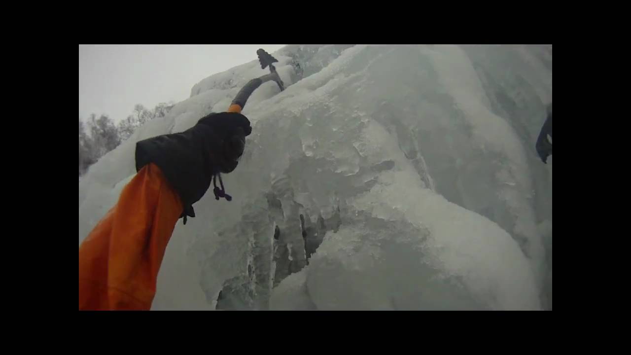 Steall Hut Falls Ice Climbing