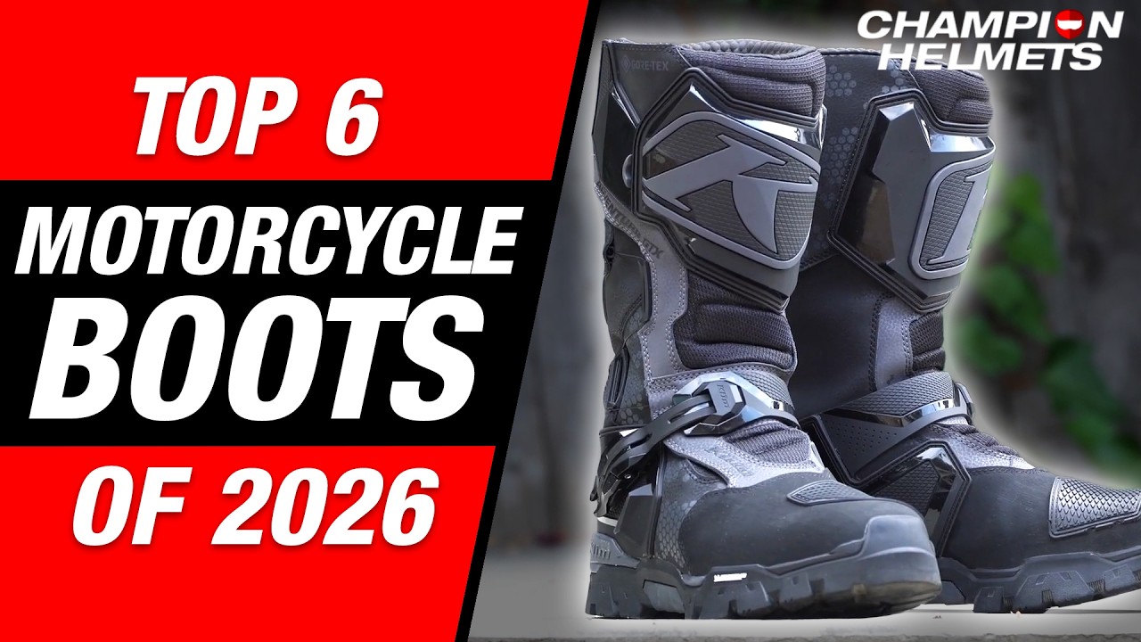Топ-6 лучших мотоциклетных ботинок 2026 года — шлемы Champion