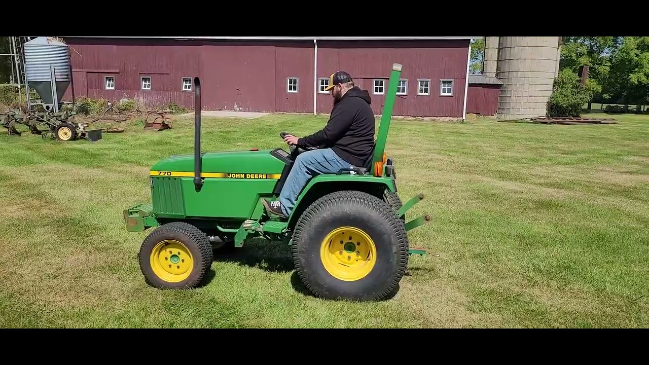 1996 John Deere 770 4x4 Compact Diesel Tractor