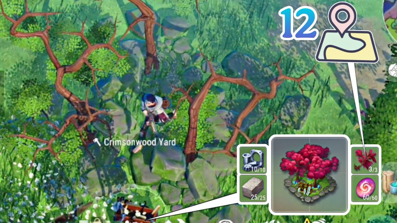 Build a Crimsonwood Yard | Crimson Vine location | Amikin survival gameplay - 12.
