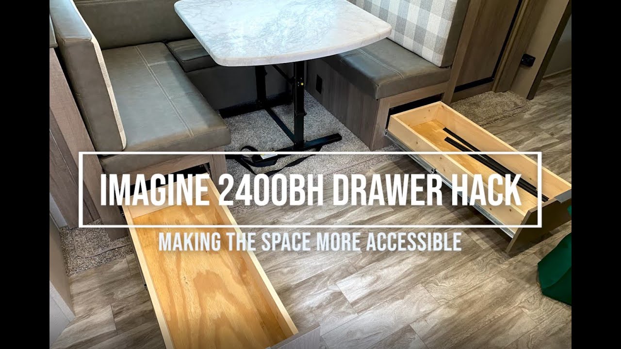 Camper Booth Dinette Drawer Mod (Grand Design Imagine 2400BH)
