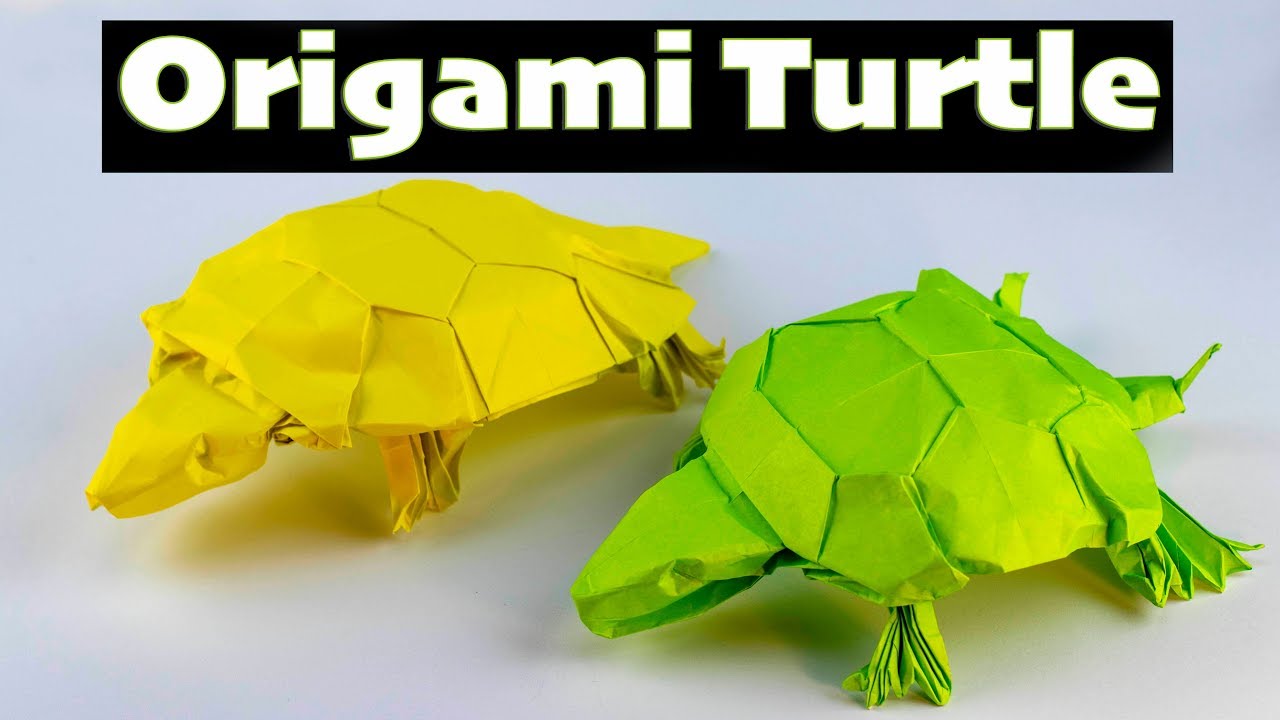 Origami Turtle - How to fold (intermediate)