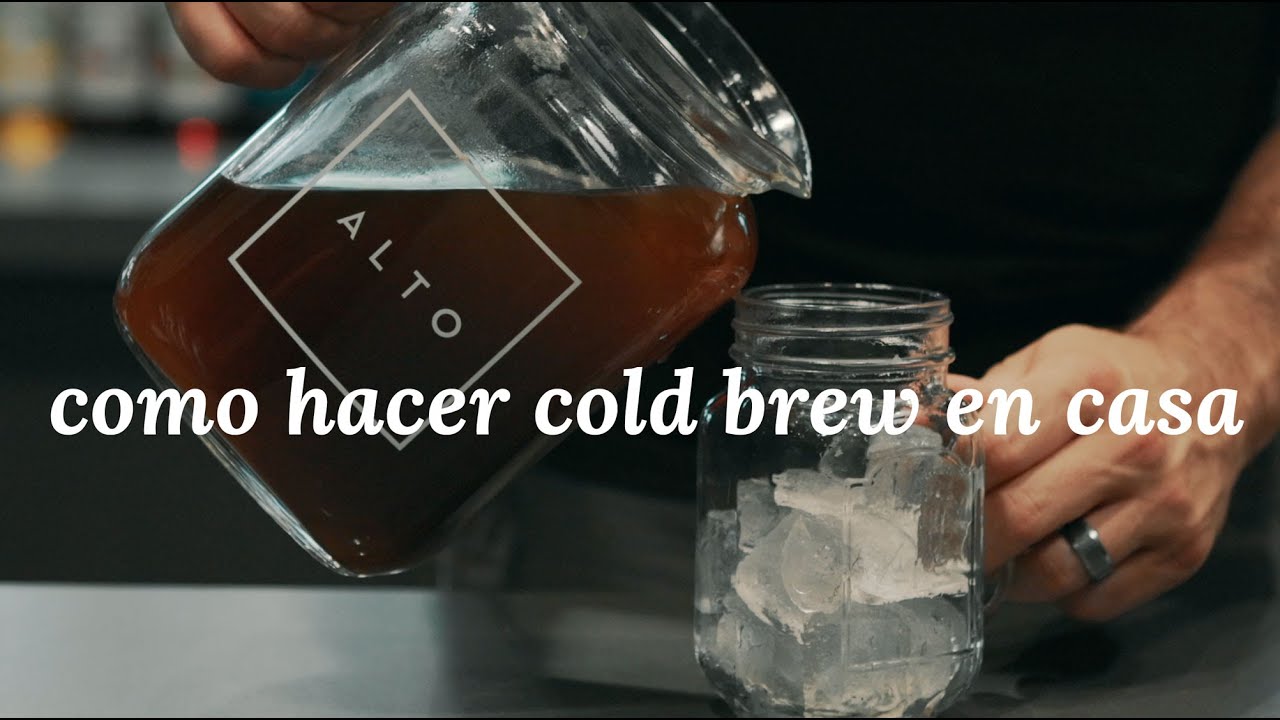 ALTO Como Hacer cold brew en casa (en Español)