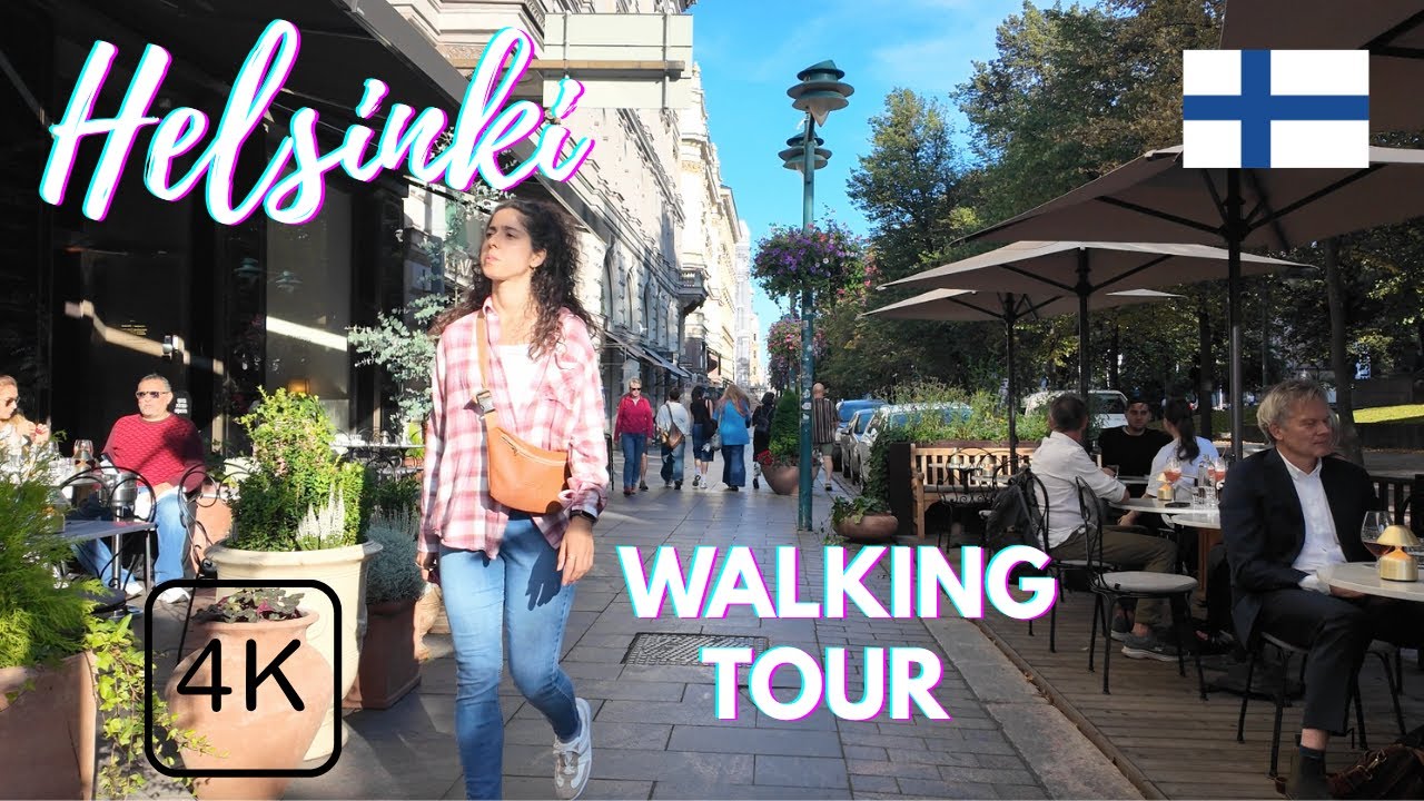Beautiful Day in Helsinki 4K Walking Tour, 2025 Finland