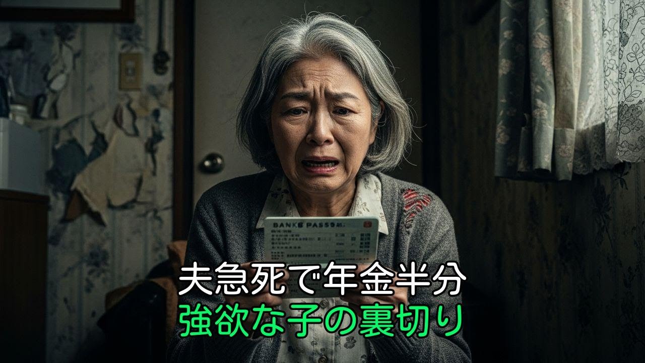 夫急死で年金激減…「月28万」の嘘。強欲な子供たちの裏切りと地獄の老後