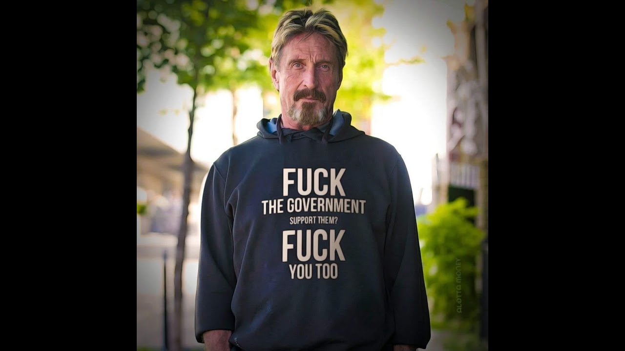 And now a brief message from the departed.  McAfee Didn't K--- Himself