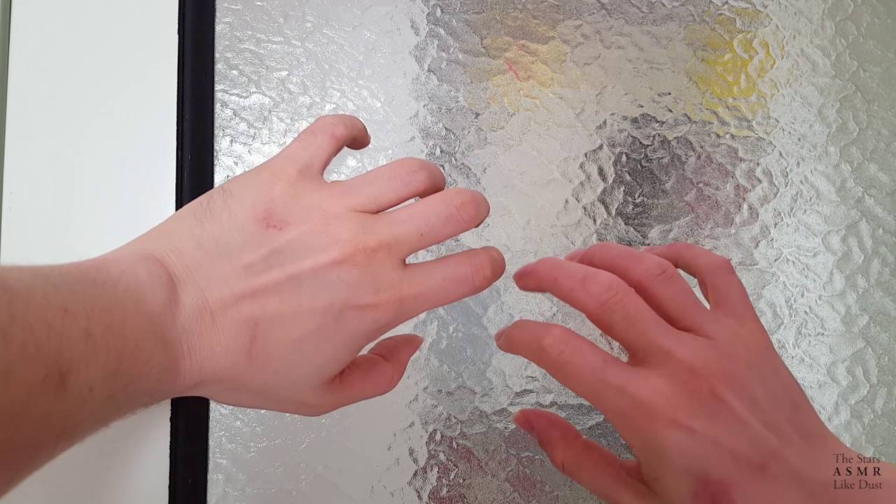 [ASMR ITA+ENG] Through Frosted Glass | Whispering, Tapping, Scratching, Rubbing, Wood & Glass Sounds