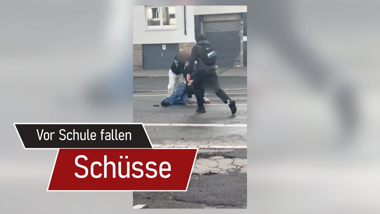 Vor Schule fallen Schüsse