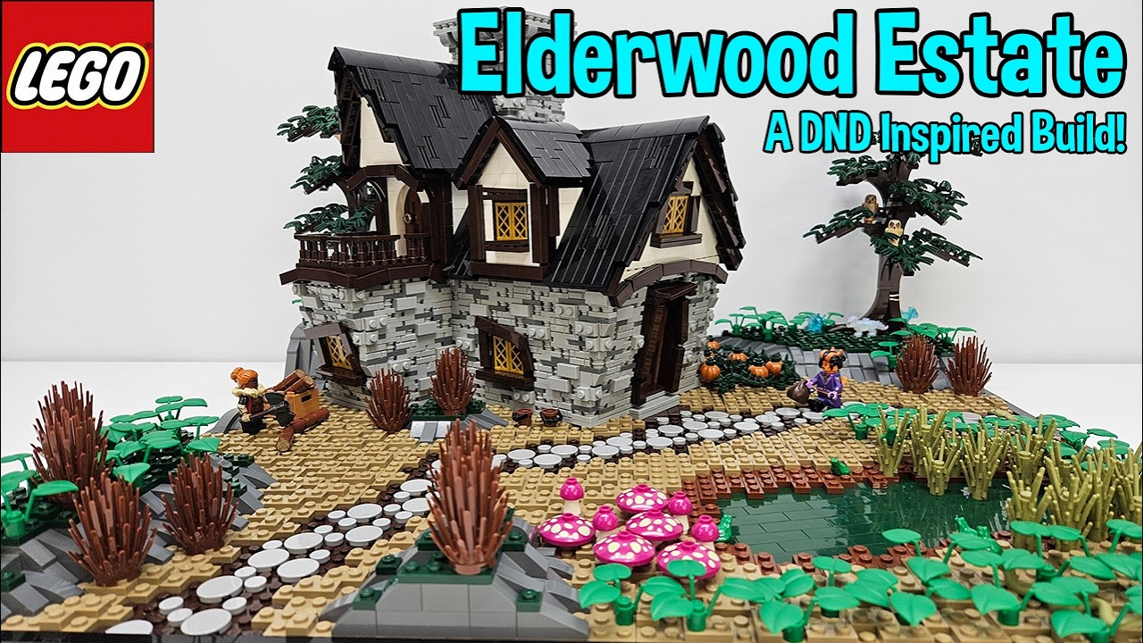 LEGO® «Поместье Элдервуд» — фэнтезийная самодельная модель | Вдохновлено D&D! | #lego #fantasy