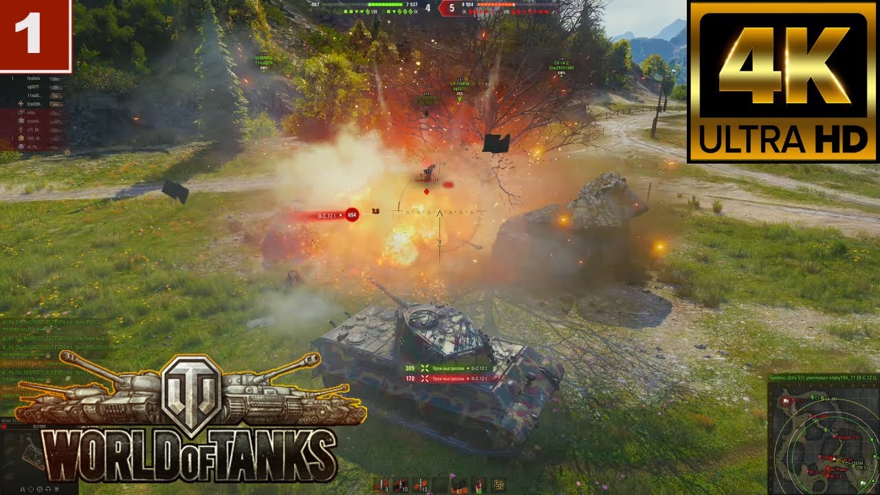 4K World of Tanks gameplay wargaming танки онлайн игра 25.04.2021 🔴