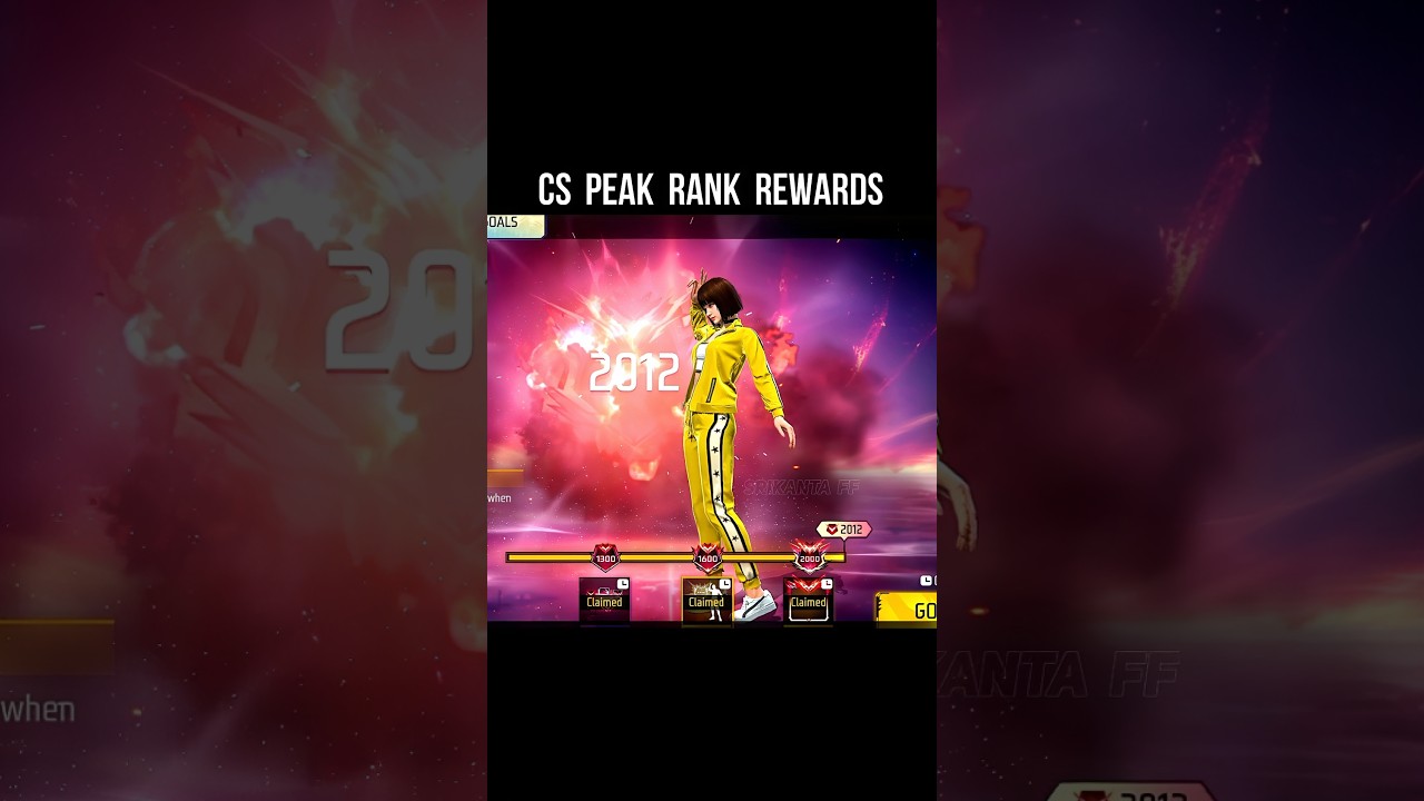 New CS Peak Rank Rewards 🔥 Peak Points Emote #srikantaff