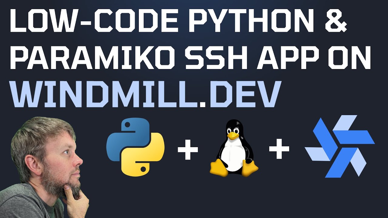 Develop Windmill.dev UI With Python & SSH Data 🐍🔥 Developer | DevOps |  Low-Code App