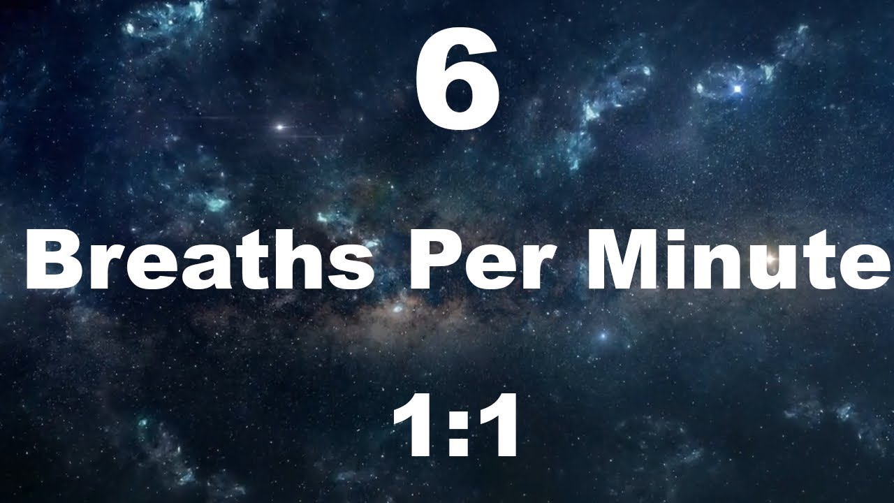 20 Minutes Paced/Resonance Breathing - 6 Breaths Per Minute - 1:1