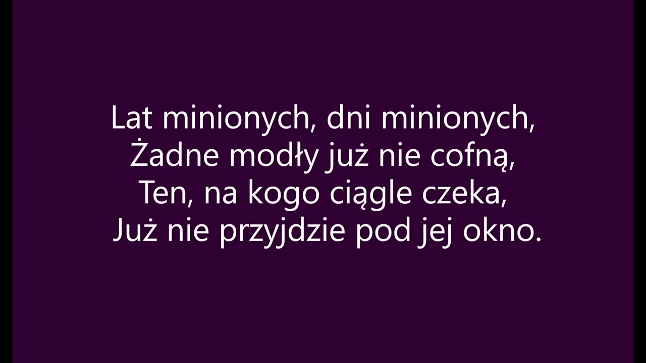 Anna Maria - Czerwone Gitary (tekst)