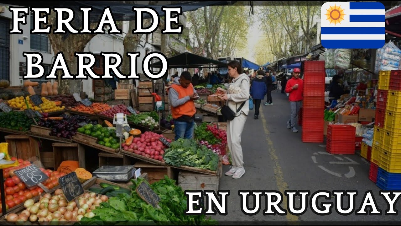 VISITANDO UNA FERIA DE BARRIO EN MONTEVIDEO