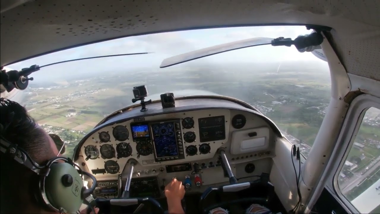 Aproximación y aterrizaje en el Cessna 182