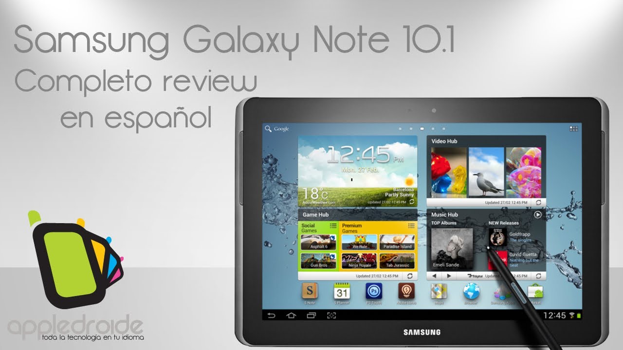 Samsung Galaxy Note 10.1 completo análisis en español