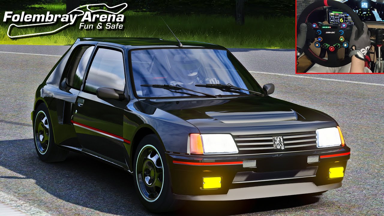 Circuit de Folembray ! Peugeot 205 Turbo 16 Hellspec / Simagic