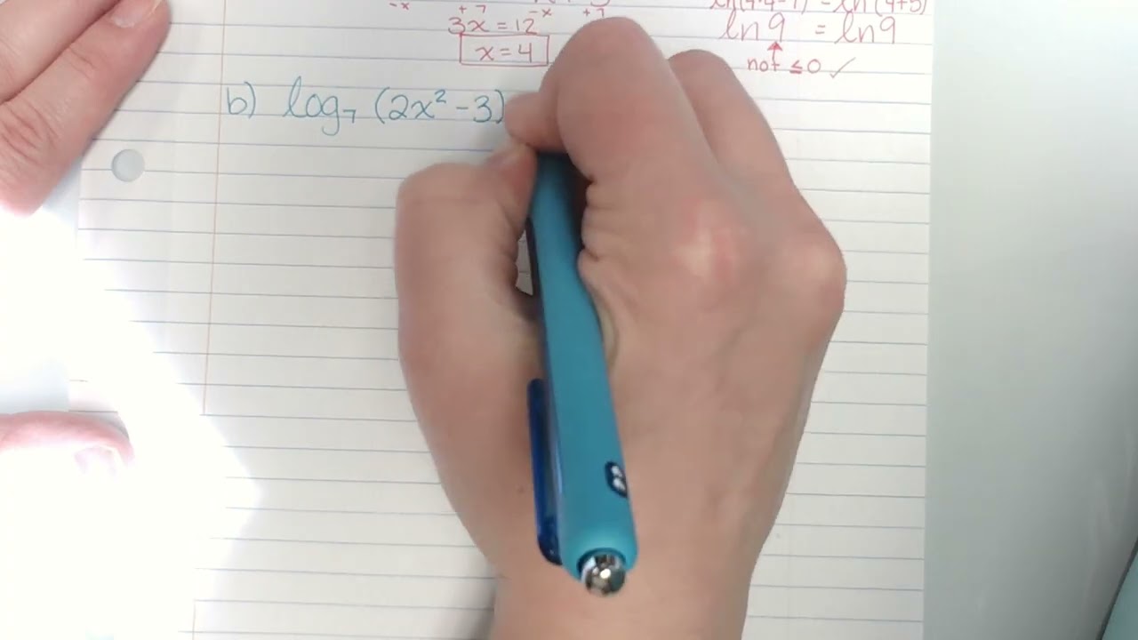 Algebra 2: 6.6 Day 2: Solving Exponential and Logarithmic Equations