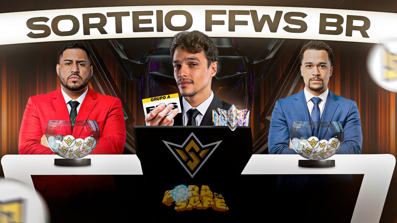 🔴 VAMOS DESCOBRIR OS GRUPOS! - SORTEIO DOS GRUPOS PARA FFWS BR 2026 🔴#FREEFIRE
