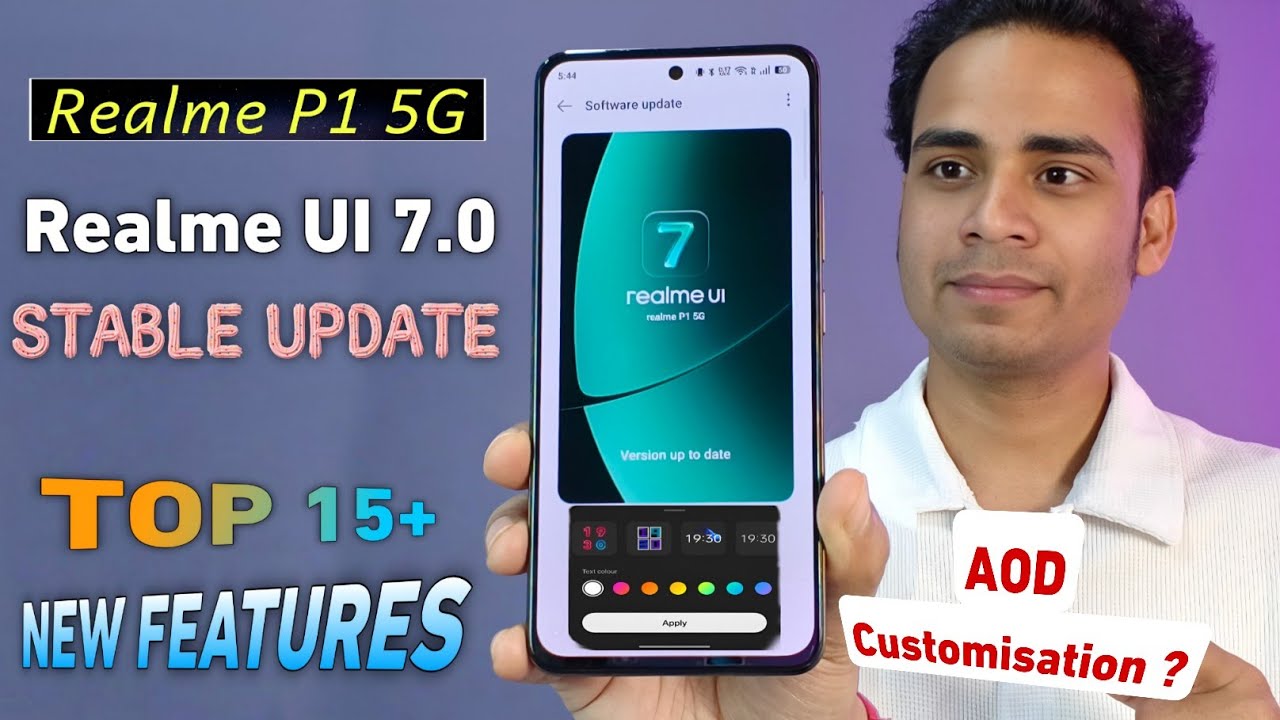 Обновление Realme P1 5G до Realme UI 7.0 и стабильной версии Android 16 | Лучшие новые функции и ...