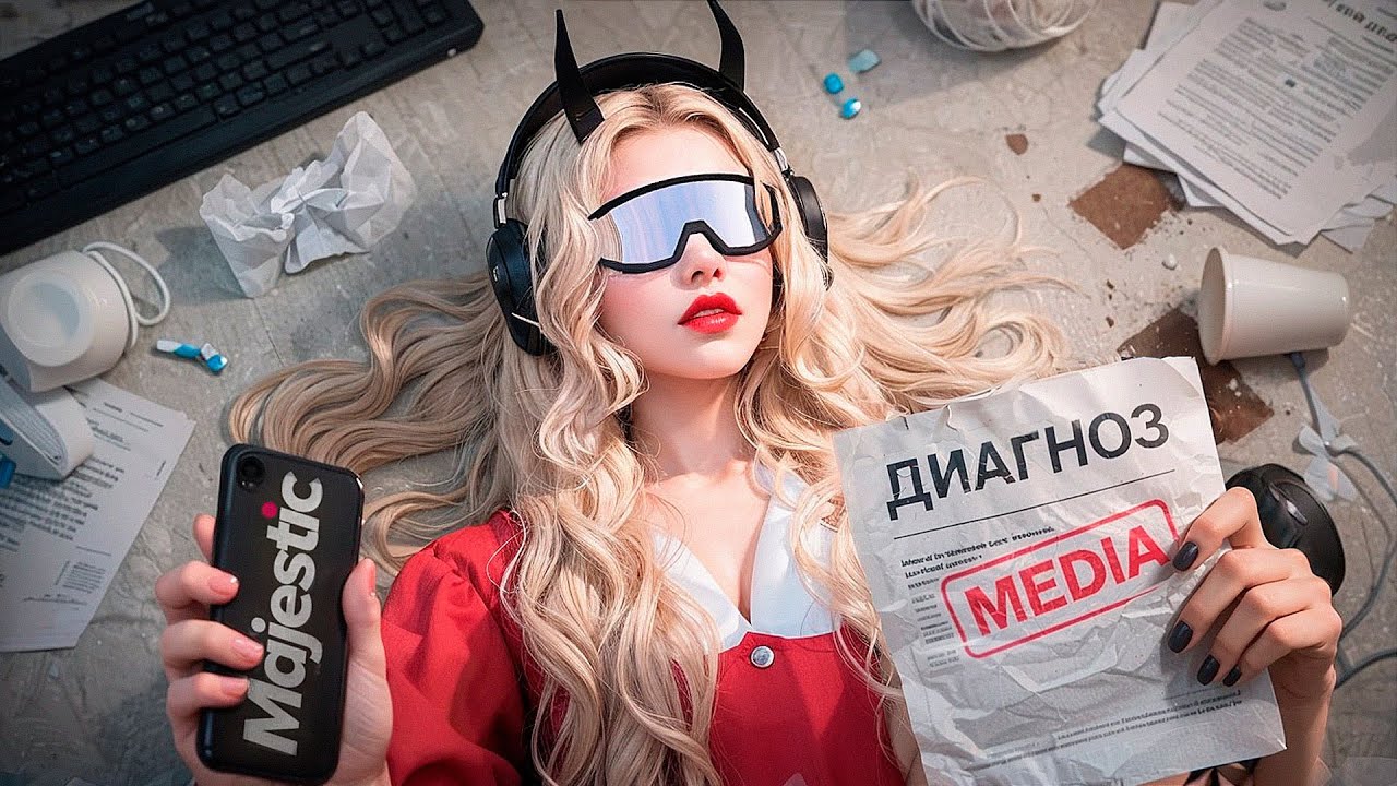 БЫТЬ МЕДИА ДЕВУШКОЙ в GTA 5 RP  - АД / МОЙ ПУТЬ на Majestic RP