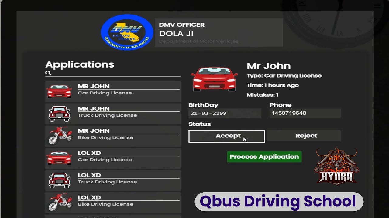 New HTRP Qbus Driving School | #htrp Fivem QBCore Driving School