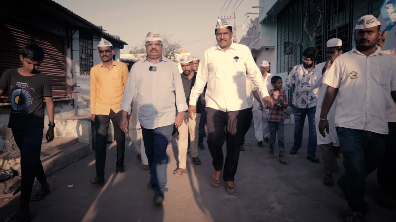 Aam Adamy Party Campaign In Terdal Constituency By Tennis Krishna