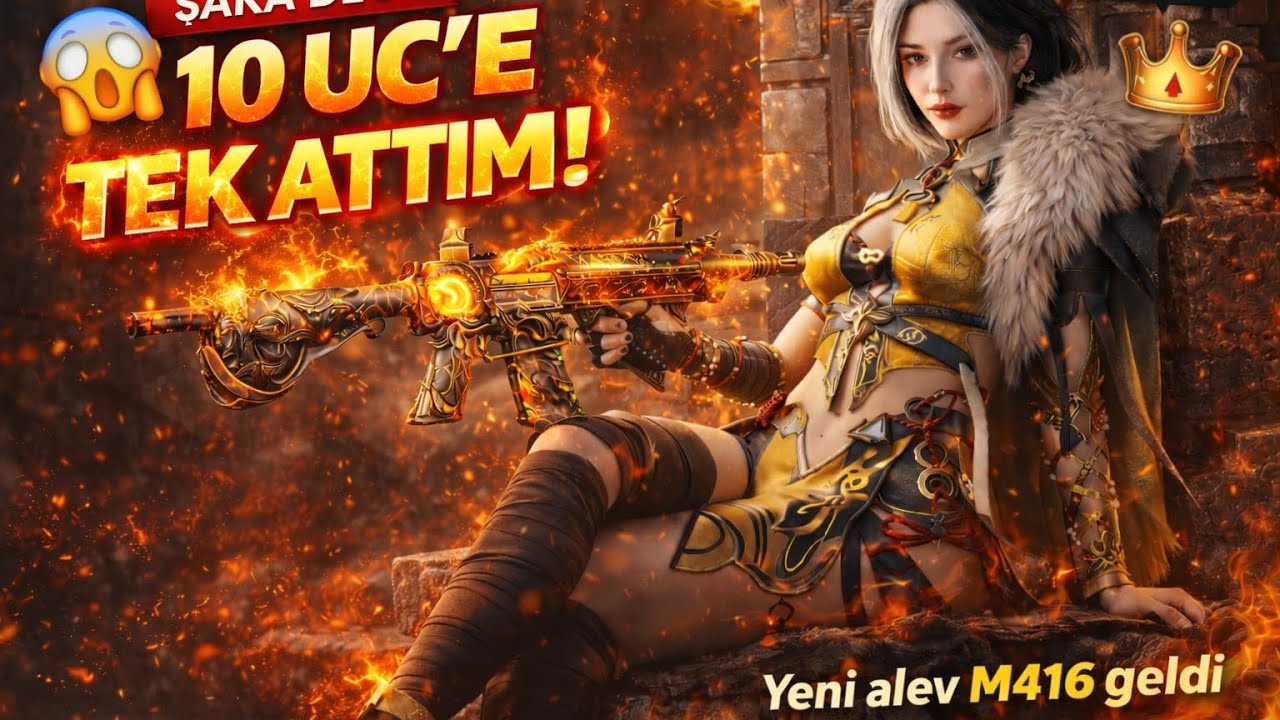 Yeni Alev m416 geldi pubg Mobile DRM Ekin