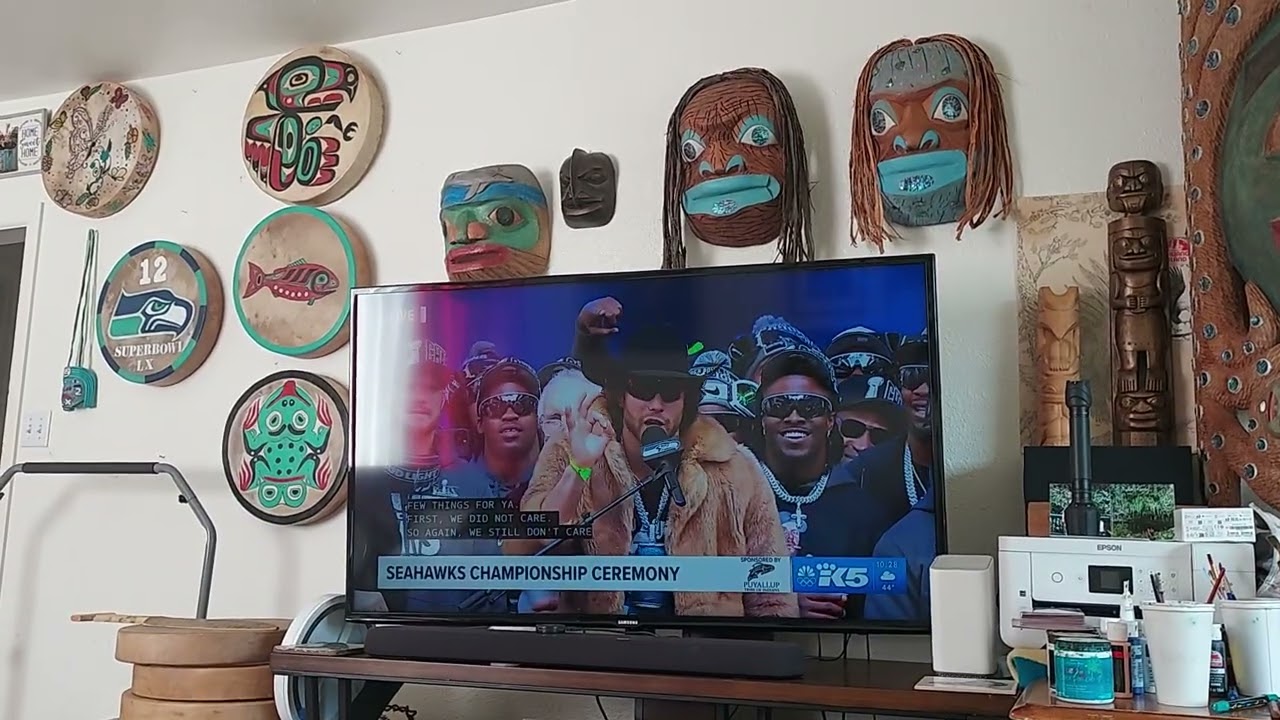 Awesome Seahawks Ceremony In Seattle Seeee Haaaawks!