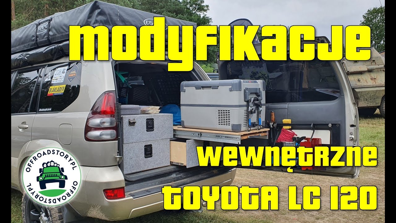 Modyfikacje wewnętrzne Toyota Land Cruiser LC 120