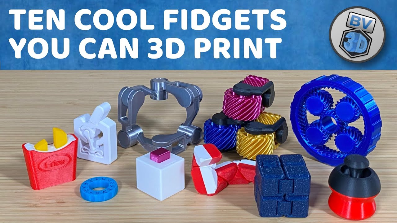 Распечатайте на 3D-принтере эти 10 потрясающих игрушек-фиджет прямо сейчас!