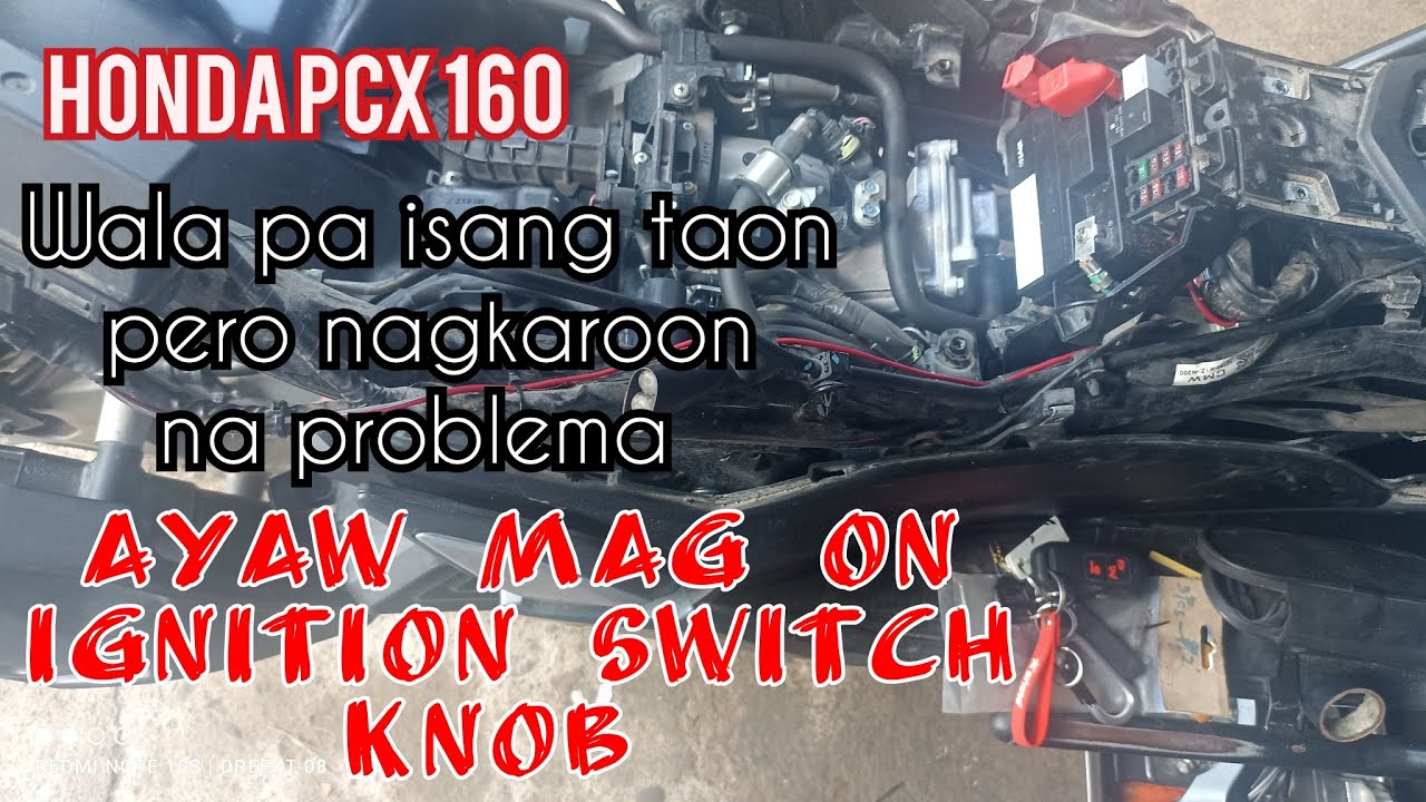 Honda PCX 160,ayaw mag on ignition switch knob,same to Honda ADV 160