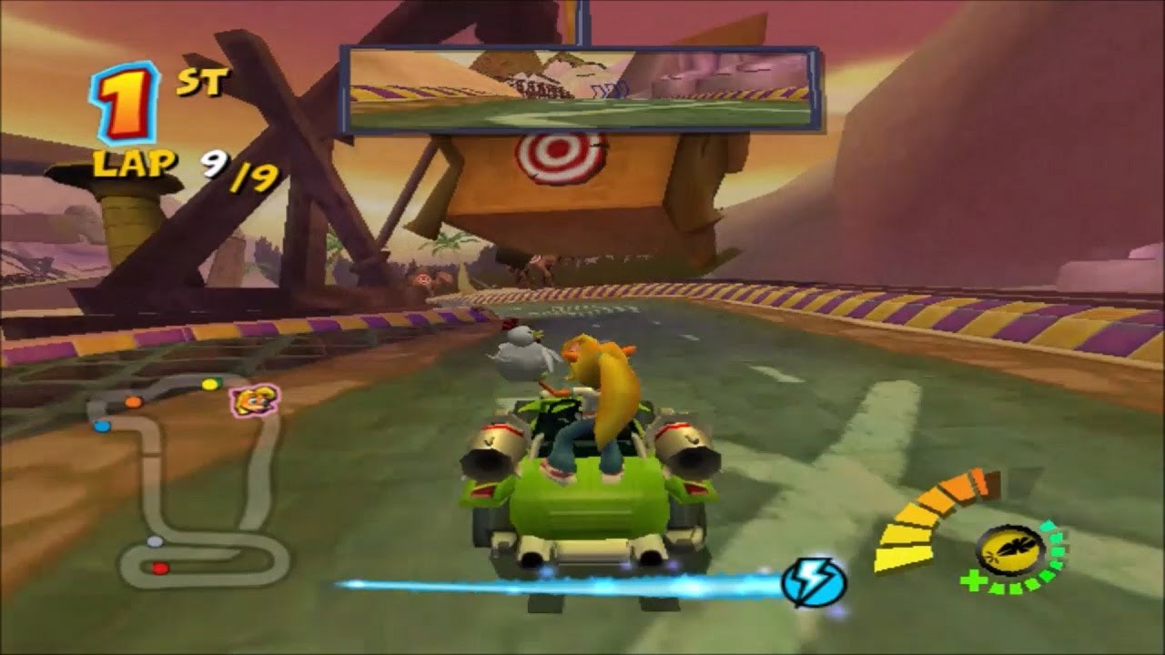 Crash Tag Team Racing Dead Heat Gameplay & Battle Arena