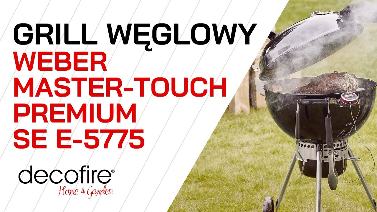 🔥 Grill węglowy Weber Master-Touch Premium SE E-5775 | DECOFIRE