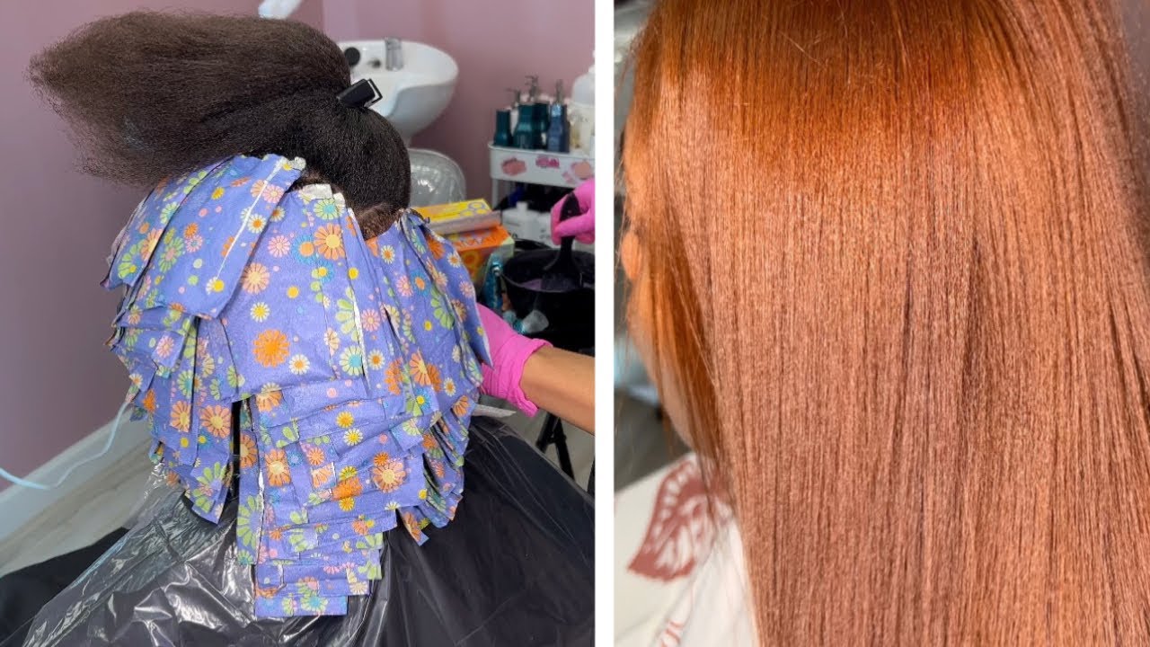 My Client drove from VA to DE for this Copper Color Transformation | Copper Hair Tutorial