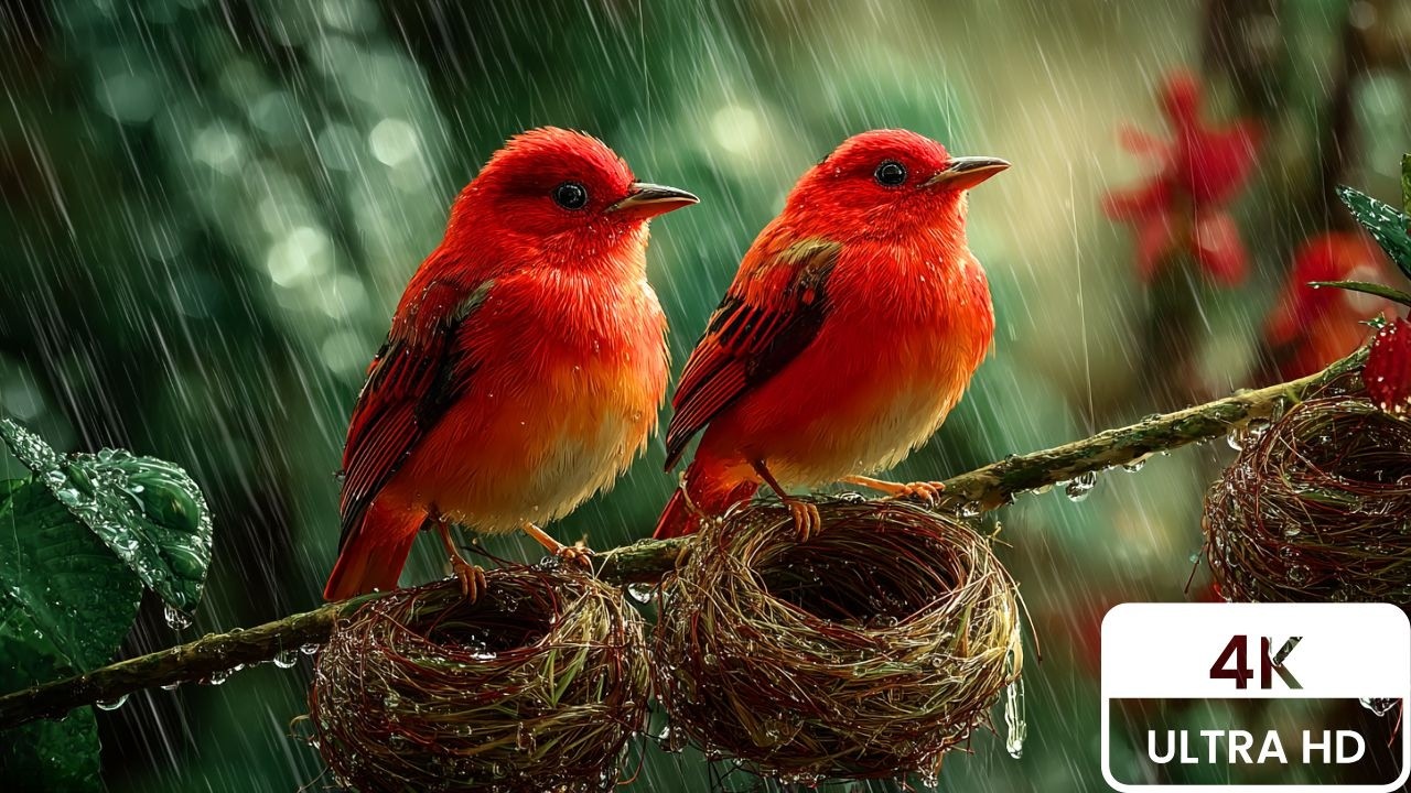 Rain & Birdsong Ambience ~ Gain Mental Clarity in Minutes 🌧️ Unlock Inner Peace 🌿